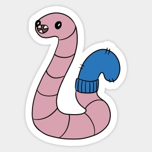 Cryptid Cutie Death Worm Sticker